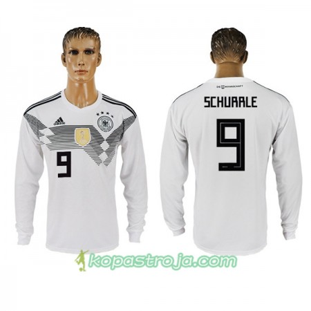 Billiga Fotbollströjor Tyskland Schurrle 9 WM 2018 Hemma tröja Långärmad